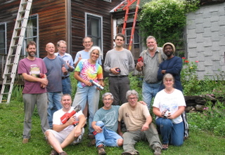 Co-Op Power Members Gather at a Project